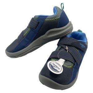 NWT OshKosh B'Gosh Unisex-Child Everplay Galen Sneaker Dark Grey & Blue Size 10T
